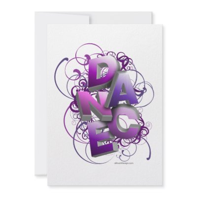 3D Dance (Summer) Recital Invitation by eBrushDesign