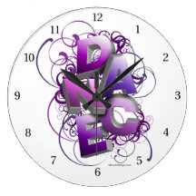 3D Dance (summer) Wall Clock