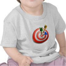3D Darts BullsEYE Baby TShirt