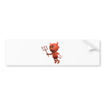 3d-devil-fly bumper stickers