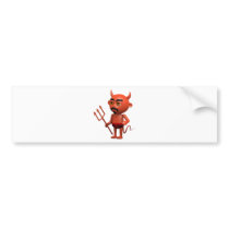 3d Devil Y-Fronts Bumper Sticker