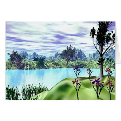 3D Digital Landscape Cards by artispower