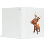 3d Dog Reindeer with Xmas Cracker! binders