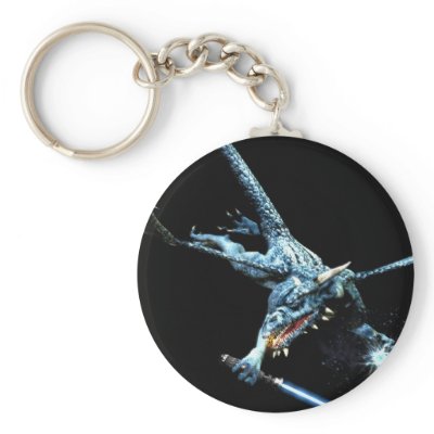 3D Dragon Jedi Keychain by mithamlug