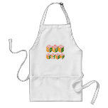 3D Dubstep shirt Aprons