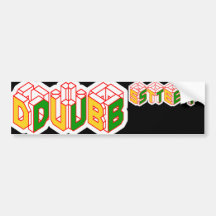 3D Dubstep shirt Bumper Stickers
