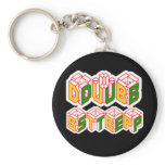 3D Dubstep shirt Keychains
