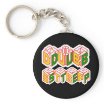 3D Dubstep shirt Keychains