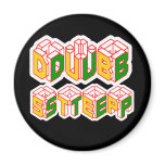 3D Dubstep shirt magnets