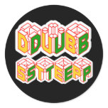 3D Dubstep shirt stickers