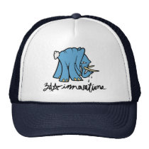 3d Elephant Logo Hat hats