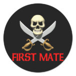 3D First Mate Stickers