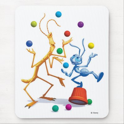 3D Flik and Slim Disney mousepads