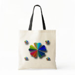 "3D FlowerPower"* Tote Bags