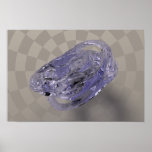 3D fractal composition #17 Poster