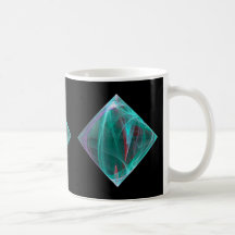 3D Fractal Diamond Mug