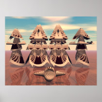 3D fractal performance artists Print