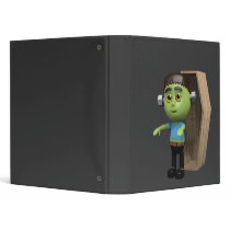 3d Frankenstein Lives! Vinyl Binder