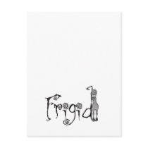 3D Freaky Bonga Doll Girl - Frigid Post Cards