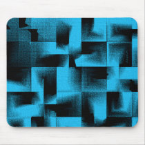3D Geometrics - Cerulean Blue Deep mousepads