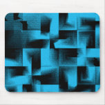 3D Geometrics - Cerulean Blue Deep Mousepad