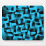 3D Geometrics - Cerulean Blue Mousepad