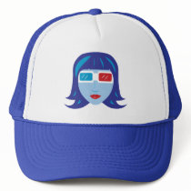 3D Girl Mesh Hats