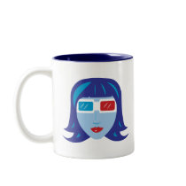3D Girl Mugs