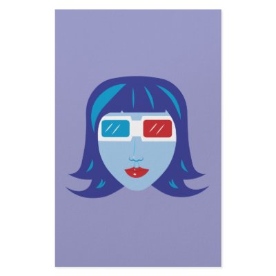 3D Girl Personalized Stationery by toxiferous