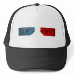 3D glasses hat