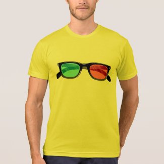 3d glasses tee shirt
