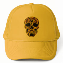 3D Gold Skull hats by HalloweenSpirit 3D Gold Skull hats