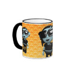 3d Goth Punk Sunglasses Coffee Mugs