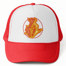 3d Graffiti Logo - A - Trucker Hat