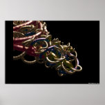 3D graphics poster style Chain posters