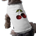 3D Halftone Cherries Dog Tshirt