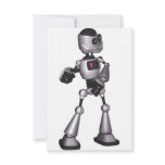 ♪♫♪ 3D Halftone Sci-Fi Robot Guy Dancing Custom Announcement