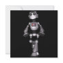 3D Halftone Sci-Fi Robot Guy Custom Invites