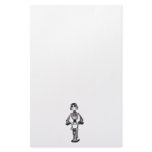 3D Halftone Sci-Fi Robot Guy Stationery Design