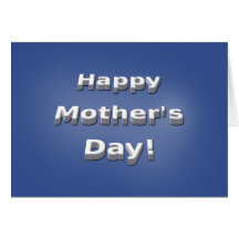 3D Happy Mother's Day Greeting Card