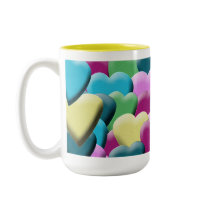 3D Hearts mugs