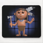 3d Indian Axe mousepads
