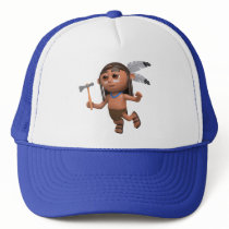 3d Indian Brave Leaps! Trucker Hat