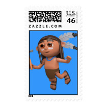 3d Indian Brave Leaps! Stamps
