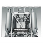 3D INDUSTRIAL FINE ART B&W - DIGITAL ART calendars
