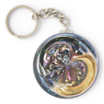 3D Jewel-toned keyring keychains
