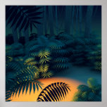 3d Jungle Clearing Poster