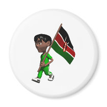 3D Kenya magnets
