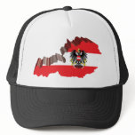 3D Map Of Austria Mesh Hats