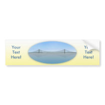 3D Model: Akashi Kaikyo Bridge: Bumper Sticker bumper stickers by spiritswitchboard 3D Model: Akashi Kaikyo Bridge: Bumper Sticker bumper stickers